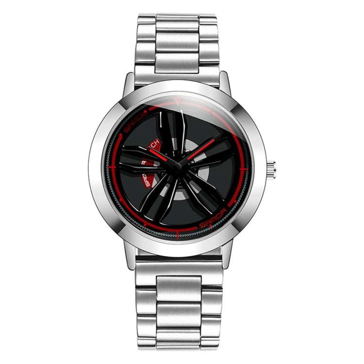 SANDA1009 Orologio Uomo Studente Casual Cinturino Acciaio Impermeabile Orologio Uomo