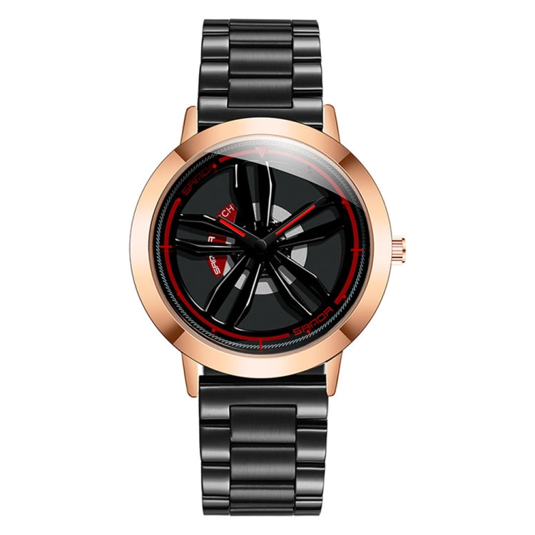 SANDA1009 Orologio Uomo Studente Casual Cinturino Acciaio Impermeabile Orologio Uomo