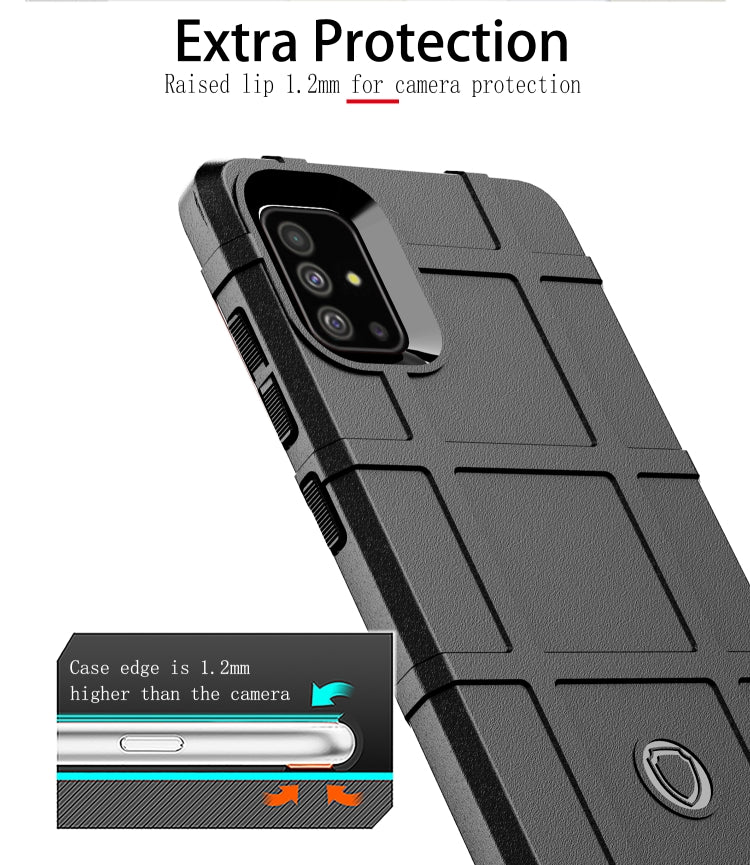 Custodia in TPU antiurto a copertura totale per Galaxy A51, For Galaxy A51