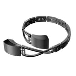 Per smartwatch Fitbit Alta cinturino in metallo a forma di X, black, gold, rose gold, sliver