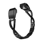 Per smartwatch Fitbit Alta cinturino in metallo a forma di X, black, gold, rose gold, sliver