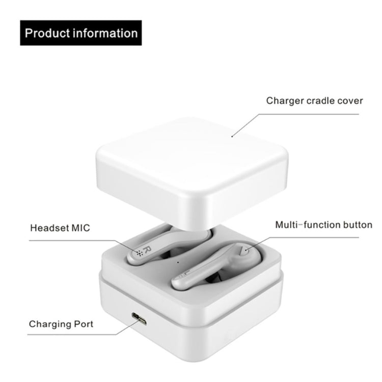 T88 Mini Touch Control Hifi Auricolari Bluetooth wireless TWS Auricolari wireless con scatola di ricarica