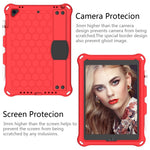 Design a nido d'ape EVA + PC Guscio protettivo piatto anticaduta a quattro angoli con cinghie, For iPad Air/Air2/Pro9.7, For iPad 10.2, For    iPad Pro 10.5, For iPad  Air 2019 10.5