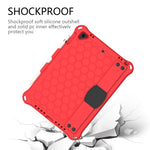 Design a nido d'ape EVA + PC Guscio protettivo piatto anticaduta a quattro angoli con cinghie, For iPad Air/Air2/Pro9.7, For iPad 10.2, For    iPad Pro 10.5, For iPad  Air 2019 10.5