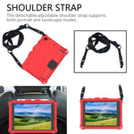 Design a nido d'ape EVA + PC Guscio protettivo piatto anticaduta a quattro angoli con cinghie, For iPad Air/Air2/Pro9.7, For iPad 10.2, For    iPad Pro 10.5, For iPad  Air 2019 10.5