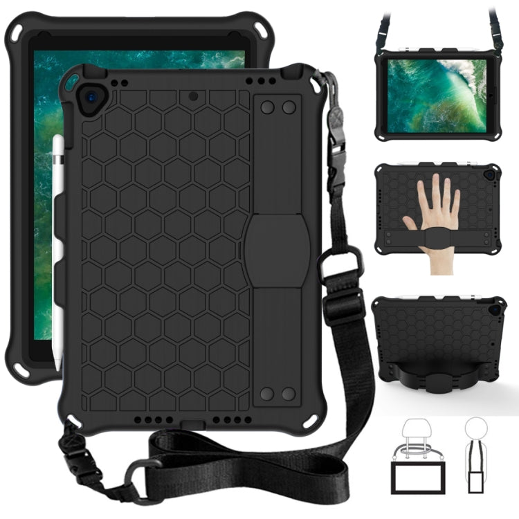 Design a nido d'ape EVA + PC Guscio protettivo piatto anticaduta a quattro angoli con cinghie, For iPad Air/Air2/Pro9.7, For iPad 10.2, For    iPad Pro 10.5, For iPad  Air 2019 10.5