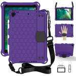 Design a nido d'ape EVA + PC Guscio protettivo piatto anticaduta a quattro angoli con cinghie, For iPad Air/Air2/Pro9.7, For iPad 10.2, For    iPad Pro 10.5, For iPad  Air 2019 10.5