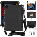 Design a nido d'ape EVA + PC Guscio protettivo piatto anticaduta a quattro angoli con cinghie, For iPad Air/Air2/Pro9.7, For iPad 10.2, For    iPad Pro 10.5, For iPad  Air 2019 10.5