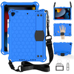 Design a nido d'ape EVA + PC Guscio protettivo piatto anticaduta a quattro angoli con cinghie, For iPad Air/Air2/Pro9.7, For iPad 10.2, For    iPad Pro 10.5, For iPad  Air 2019 10.5
