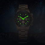 Orologio al quarzo multifunzione OCHSTIN Augusten 6103B Orologio da uomo con cinturino in acciaio con calendario sportivo luminoso e impermeabile