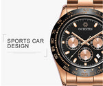 Orologio al quarzo multifunzione OCHSTIN Augusten 6103B Orologio da uomo con cinturino in acciaio con calendario sportivo luminoso e impermeabile