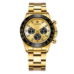 Orologio al quarzo multifunzione OCHSTIN Augusten 6103B Orologio da uomo con cinturino in acciaio con calendario sportivo luminoso e impermeabile