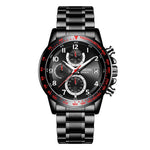 OCHSTIN 6112 Orologio multifunzione da uomo Moda Sport Business Calendario Orologio da uomo luminoso Orologio al quarzo Orologio in acciaio