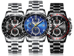 OCHSTIN 6112 Orologio multifunzione da uomo Moda Sport Business Calendario Orologio da uomo luminoso Orologio al quarzo Orologio in acciaio