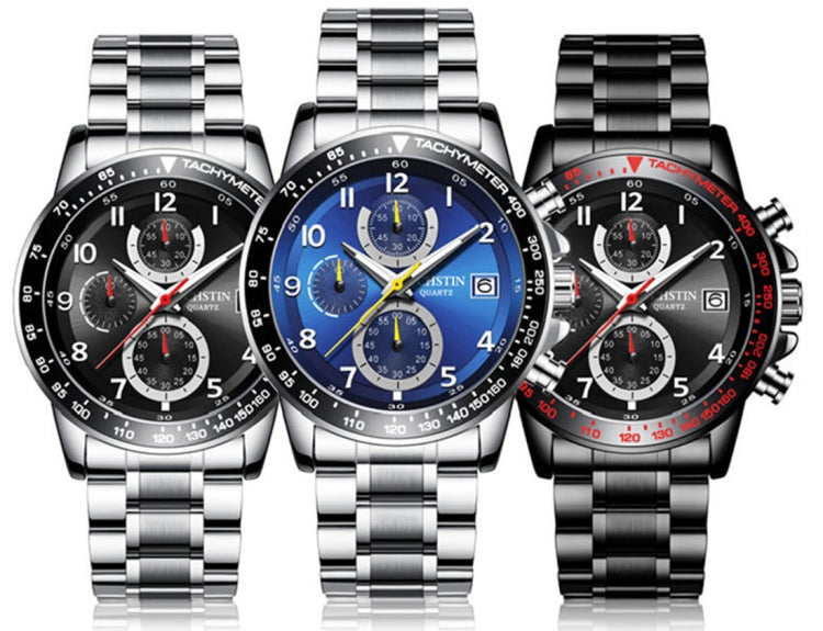OCHSTIN 6112 Orologio multifunzione da uomo Moda Sport Business Calendario Orologio da uomo luminoso Orologio al quarzo Orologio in acciaio