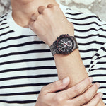 OCHSTIN 6112 Orologio multifunzione da uomo Moda Sport Business Calendario Orologio da uomo luminoso Orologio al quarzo Orologio in acciaio