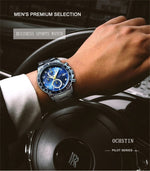 OCHSTIN 6112 Orologio multifunzione da uomo Moda Sport Business Calendario Orologio da uomo luminoso Orologio al quarzo Orologio in acciaio