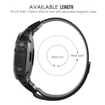 Per Garmin Fenix 5 Milano cinturino in metallo in acciaio inossidabile in metallo, 20MM, 22MM, 26MM