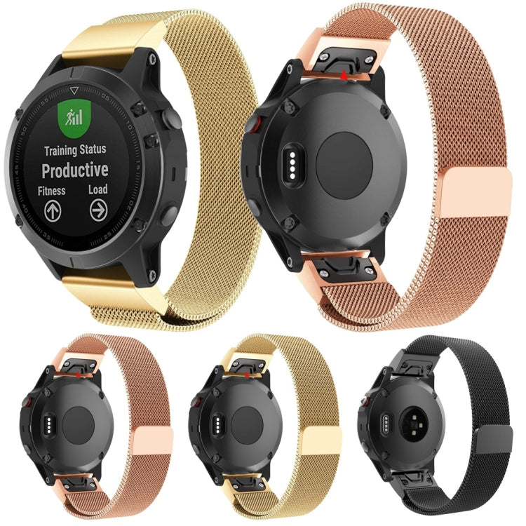 Per Garmin Fenix 5 Milano cinturino in metallo in acciaio inossidabile in metallo, 20MM, 22MM, 26MM