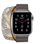 Per Apple Watch 3/2/1 Generazione 38mm Cinturino per orologio serigrafato universale a doppio anello