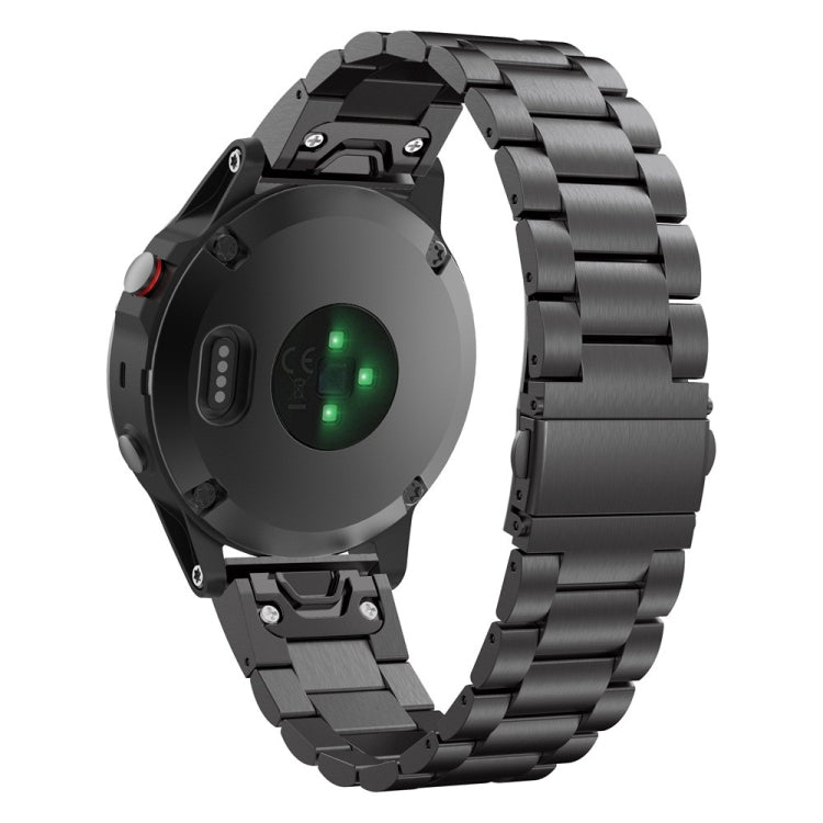 Per cinturino in metallo in acciaio inossidabile a tre sfere Garmin Fenix 5, 22MM, 26MM
