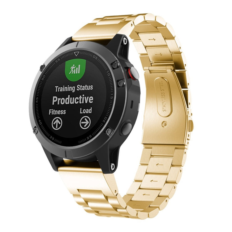 Per cinturino in metallo in acciaio inossidabile a tre sfere Garmin Fenix 5, 22MM, 26MM