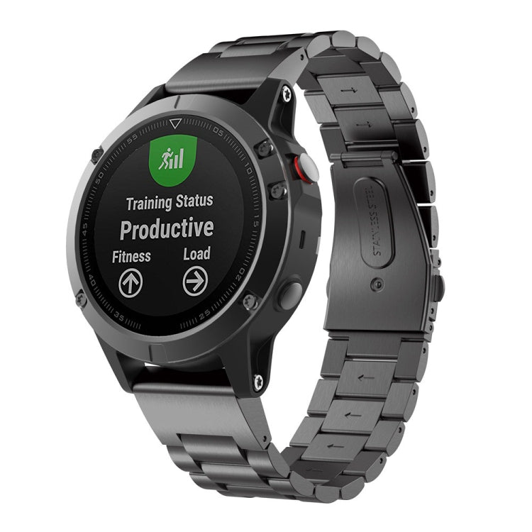 Per cinturino in metallo in acciaio inossidabile a tre sfere Garmin Fenix 5, 22MM, 26MM