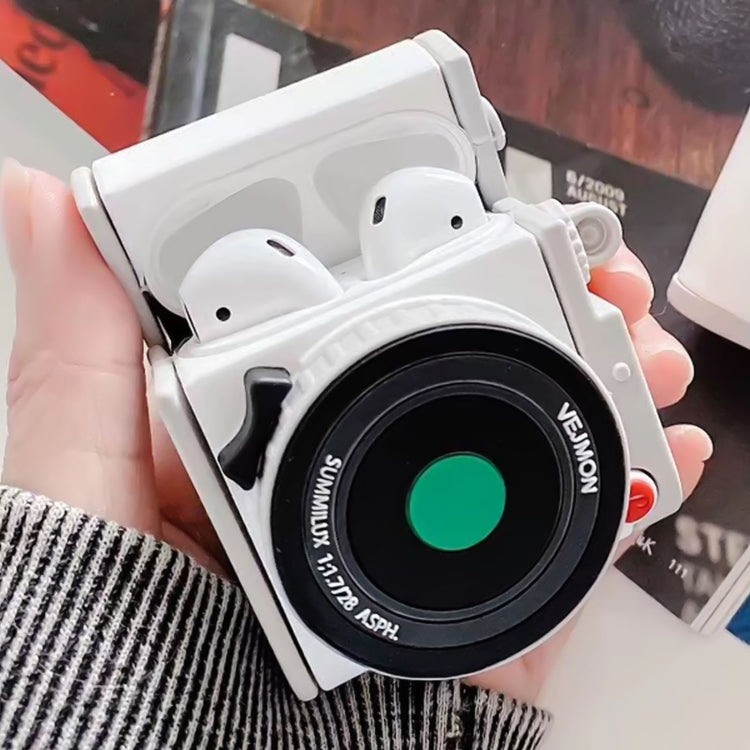 Per Apple AirPods 1/2 Gen Polaroid Camera Style Custodia protettiva per cuffie Bluetooth