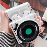 Per Apple AirPods 1/2 Gen Polaroid Camera Style Custodia protettiva per cuffie Bluetooth
