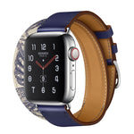 Per Apple Watch 3/2/1 Generazione 42mm Cinturino per orologio serigrafato universale a doppio anello