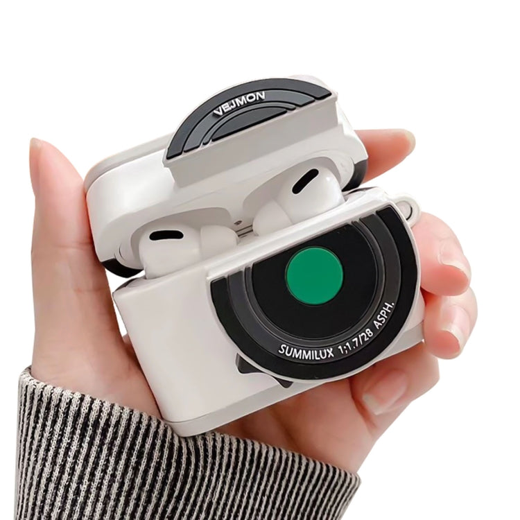 Per Apple AirPods Pro Custodia protettiva per cuffie Bluetooth stile fotocamera Polaroid