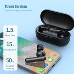 T10 Mini Touch Control Hifi TWS Auricolari Bluetooth wireless con microfono e scatola di ricarica