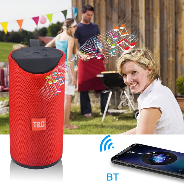 TG113 Altoparlanti Bluetooth portatili Altoparlante esterno stereo impermeabile Cassa audio per bassi MP3 con radio FM