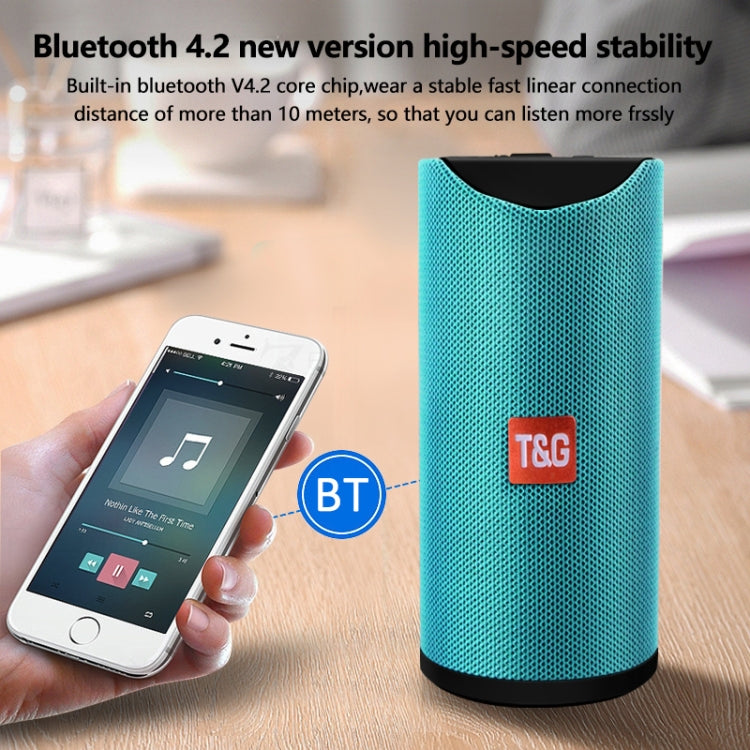 TG113 Altoparlanti Bluetooth portatili Altoparlante esterno stereo impermeabile Cassa audio per bassi MP3 con radio FM