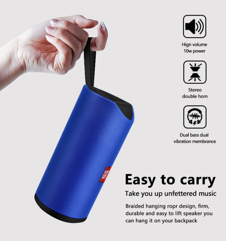 TG113 Altoparlanti Bluetooth portatili Altoparlante esterno stereo impermeabile Cassa audio per bassi MP3 con radio FM