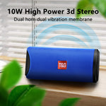TG113 Altoparlanti Bluetooth portatili Altoparlante esterno stereo impermeabile Cassa audio per bassi MP3 con radio FM