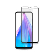 Per Xiaomi Redmi Note 8T 2 pezzi mocolo 0,33 mm 9H 2,5D Pellicola in vetro temperato con colla completa, For Xiaomi Redmi Note 8T(2pcs)