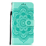 Per Galaxy A70s Mandala Embossing Pattern Custodia in pelle a vibrazione orizzontale con supporto e slot per schede e portafoglio e cornice per foto e cordino, For Galaxy A70s