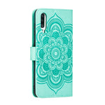 Per Galaxy A70s Mandala Embossing Pattern Custodia in pelle a vibrazione orizzontale con supporto e slot per schede e portafoglio e cornice per foto e cordino, For Galaxy A70s