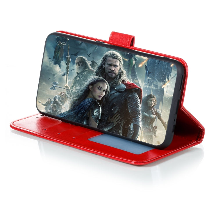 Per Huawei Honor Play 3 Custodia in pelle a conchiglia orizzontale con motivo a goffratura mandala con supporto e slot per schede e portafoglio e cornice per foto e cordino