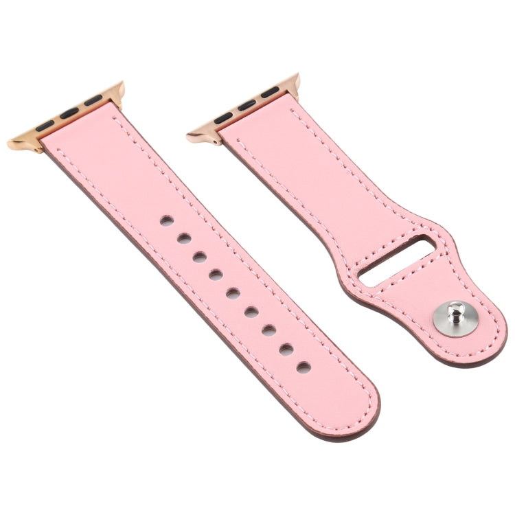 Per cinturino in pelle con fibbia universale da 42 mm di generazione Apple Watch 3/2/1, For Apple Watch Series 7 45mm / 6 & SE & 5 & 4 44mm / 3 & 2 & 1 42mm, For Apple Watch Series 8&7 45mm / SE 2&6&SE&5&4 44mm / 3&2&1 42mm