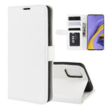 Per Galaxy A51 R64 Texture Custodia protettiva a vibrazione orizzontale singola con supporto e slot per schede e portafoglio e cornice per foto, For Samsung Galaxy A51 (4G)