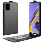 Per Galaxy A51 R64 Texture Custodia protettiva in pelle a vibrazione verticale singola con slot per schede e cornice per foto, For Galaxy A51 (4G)