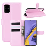 Per Galaxy A51 Litchi Texture Custodia protettiva a vibrazione orizzontale con supporto e slot per schede e portafoglio, For Galaxy A51 (4G)