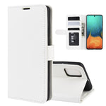 Per Galaxy A71 R64 Texture Custodia protettiva a vibrazione singola orizzontale con supporto e slot per schede e portafoglio e cornice per foto, For Samsung Galaxy A71