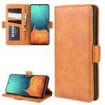 Per Galaxy A71 Custodia in pelle a vibrazione orizzontale con fibbia magnetica a doppio lato con supporto, slot per schede e portafoglio