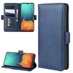 Per Galaxy A71 Custodia in pelle a vibrazione orizzontale con fibbia magnetica a doppio lato con supporto, slot per schede e portafoglio