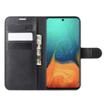 Per Galaxy A71 Litchi Texture Custodia protettiva a vibrazione orizzontale con supporto e slot per schede e portafoglio, For Galaxy A71