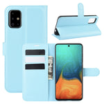 Per Galaxy A71 Litchi Texture Custodia protettiva a vibrazione orizzontale con supporto e slot per schede e portafoglio, For Galaxy A71