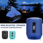 T&G TG129 Altoparlante musicale wireless portatile vivavoce con microfono, supporto TF Card FM